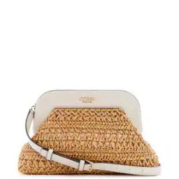 Logo Accent Clutch Purse with Magnetic Button Closure -14
