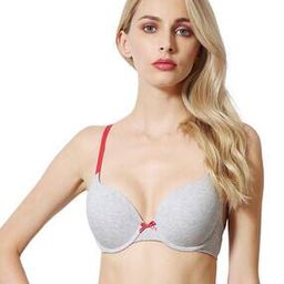Anti-Bacterial & Padded Push-Up Bra-image-50