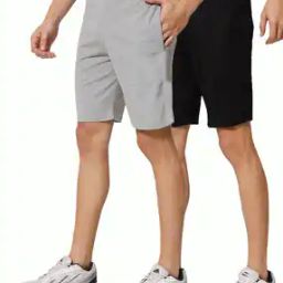 Pack of 2 Men Mid-Rise Regular Fit Bermudas-picture-16