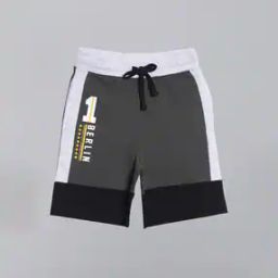 Colourblock Shorts with Tie-Up-image-18