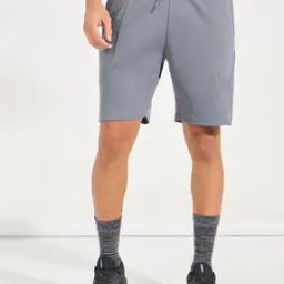 Flat-Front Knit Shorts with Drawstring-picture-19