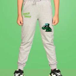 Boys Graphic Print Joggers with Elasticated Drawstring Waist-picture-1