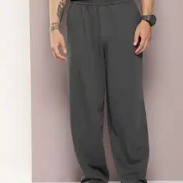 Men Mid-Rise Loose Fit Track Pants-picture-30