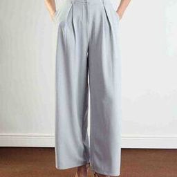 Women Single-Pleat Relaxed Fit Pants-image-18