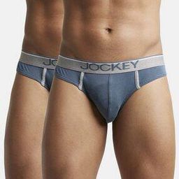 8044 Combed Cotton Rib Brief with Ultrasoft Waistband-image-41