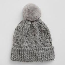 gap kids Girls Cable-Knit Beanie with Pom-Pom-picture-35