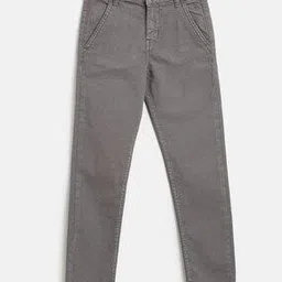 tales & stories Boys Slim Fit Flat-Front Trousers-picture-26