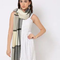 Women Checked Stole-41