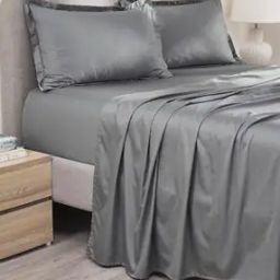 300 TC King-Size Cotton Bedsheet with Pillw Cover-picture-26