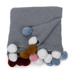 Galaxy Pom-Pom Cotton AC Blanket-picture-16