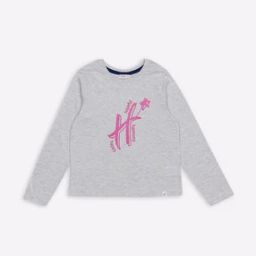 Heathered Crew-Neck T-Shirt-image-3