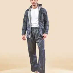 Men Reversible Raincoat & Pants Set-image-30