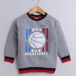 bumzee Boys Graphic Print Regular Fit Sweatshirt-picture-43