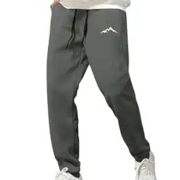 Men Track Pants with Drawstring Waist-picture-13