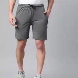 Men Knitted Shorts with Elasticated Waist-picture-11