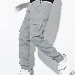 Men Joggers with Cargo Pockets-image-61
