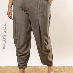Women Dhoti Pants with Semi-Elasticated Waist-image-67