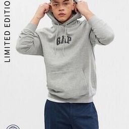 Men Logo Embroidered Regular Fit Hoodie-image-89