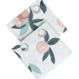 Set of 2 210 TC Floral Print Door Curtains-image-73