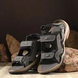 Men Open-Toe Sandals with Velcro Fastening-13