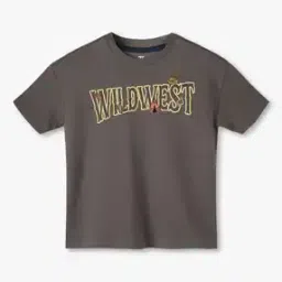 Boys Typographic Print Relaxed Fit Crew-Neck T-Shirt-image-36