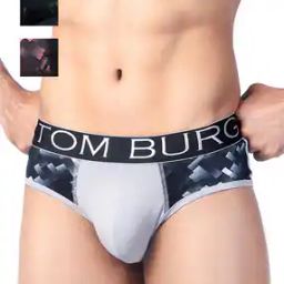 Solid Regular Fit Briefs-44