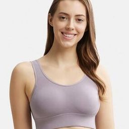 jockey JW12 Wirefree Padded Tencel Lyocell Elastane Full Coverage Lounge Bra with Removable Pads-picture-38