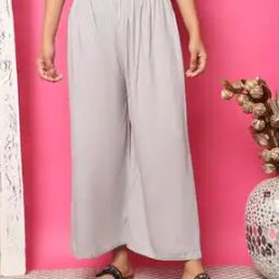 Palazzos with Elasticated Waist-43