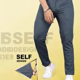 Men Relaxed Fit Flat-Front Trousers-image-31