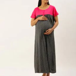 Colourblock A-line Dress-image-73
