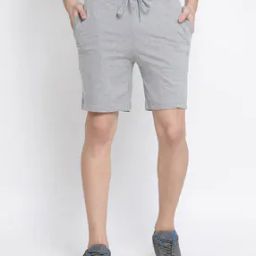 Knit Shorts with Drawstring-image-35
