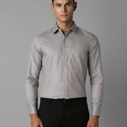 Men Micro Print Slim Fit Shirt with Patch Pocket-picture-8