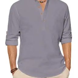 Men Slim Fit Short Kurta-image-99