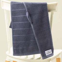 Striped Cotton Sheared Hand Towel 23" x 15"-19