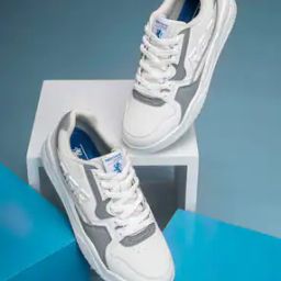 Men Knitted Lace-Fastening Sneakers with Round Toes-image-10