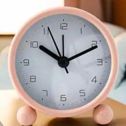 Non-Ticking Hands Table Clock-image-31