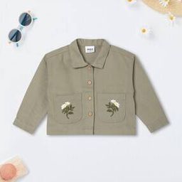 max Girls Embroidered Shirt Style Top-picture-3