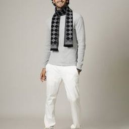 Men Checked Scarf with Tassels-picture-7
