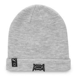 Heathered Beanie with Logo Print-picture-38