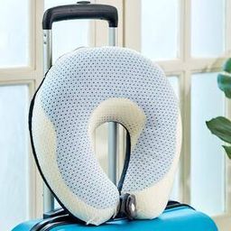 Slumber Gel Memory Foam U-Neck Pillow-11
