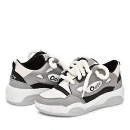 Round-Toe Sports Shoes with Lace Fastening-picture-42