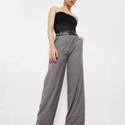 max Women Wide Leg Belted Trousers-picture-18