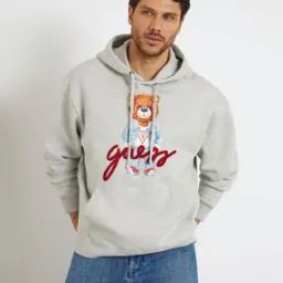 Brand Embroidered Regular Fit Hoodie-image-43