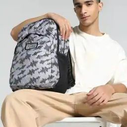Printed Sports Backpack with Adjustable Straps-11