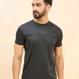 Men Regular Fit Crew-Neck T-Shirt-22