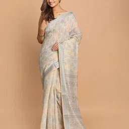 Ethnic Motifs Gadwal Saree-image-3