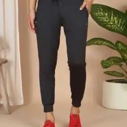 Men Relaxed Fit Trackpants with Drawstrings Waistband-picture-36