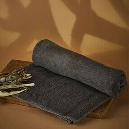 Fabindia Grey Sancha Cotton -Bath Towel Large-29