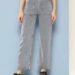 Girls Straight Jeans with Insert Pockets-image-70