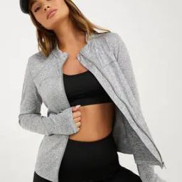 Heathered Zip-Front Jacket-picture-16